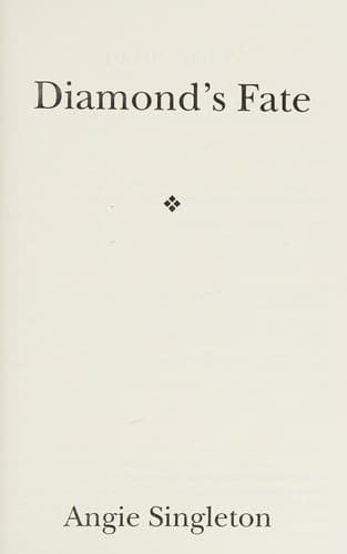 Cover image for Diamond's Fate