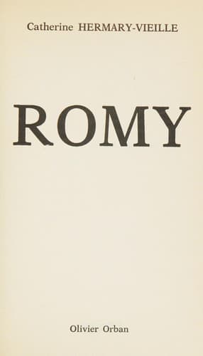 Cover image for Romy