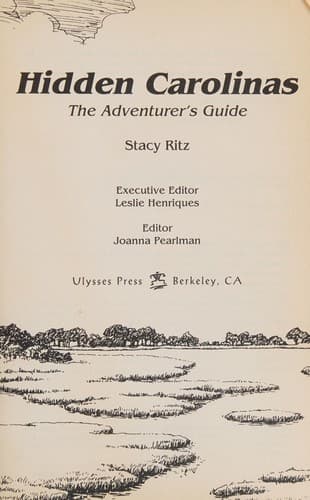 Cover image for Hidden Carolinas