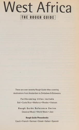 Cover image for West Africa