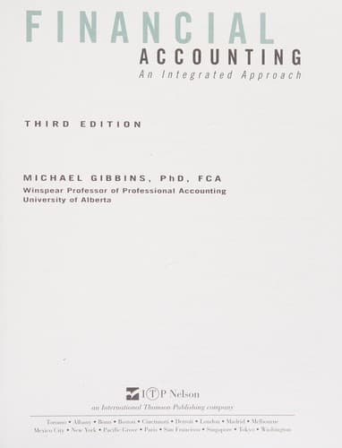 Cover image for Financial accounting