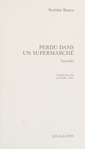 Cover image for Perdu dans un supermarché
