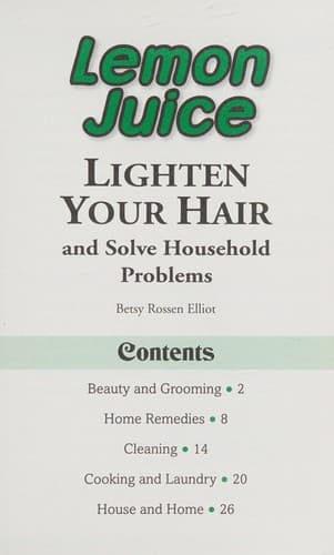 Cover image for Lemon juice
