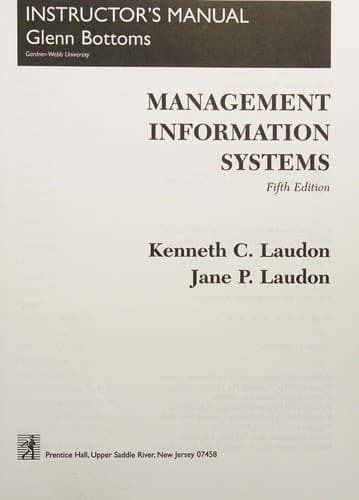 Cover image for Instructors Manual