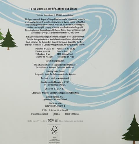 Cover image for Up the creek