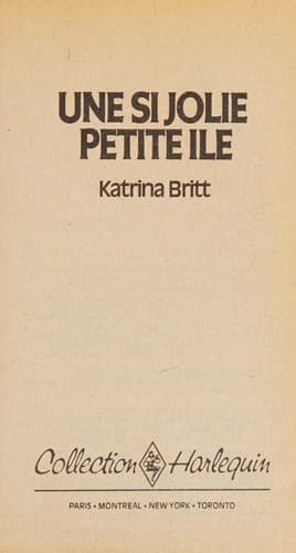 Cover image for Une si jolie petite île