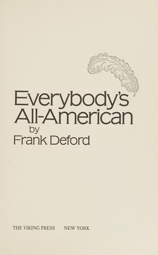 Cover image for Everybody's all-American