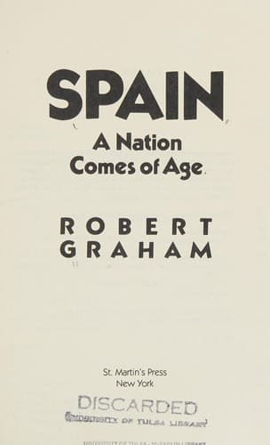 Cover image for Spain