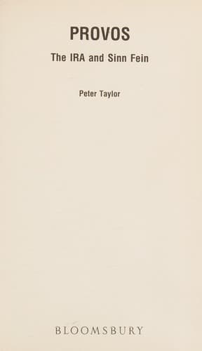 Cover image for Provos