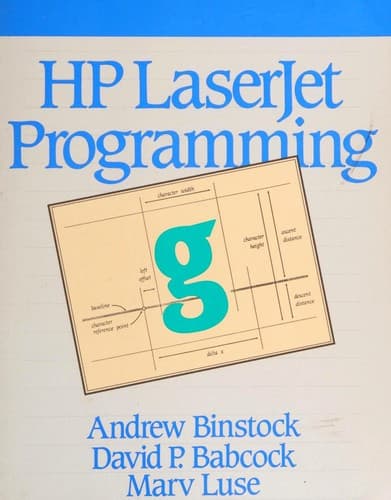 Cover image for HP LaserJet Programming