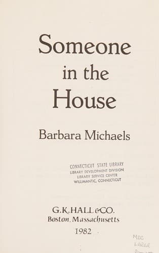 Cover image for Someone in the house