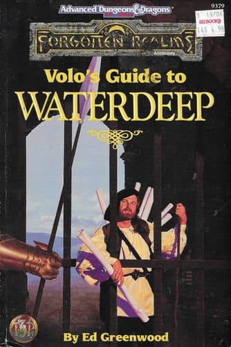 Cover image for Volo's Guide to Waterdeep