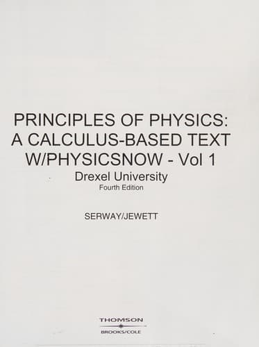 Cover image for Principles of physics