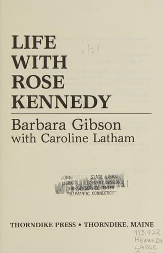 Cover image for Life with Rose Kennedy