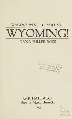 Cover image for Wyoming!