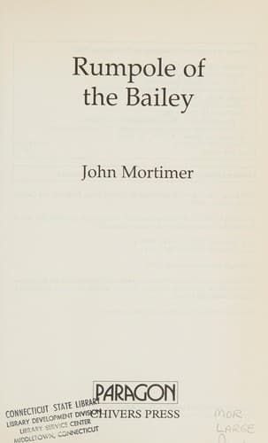 Cover image for Rumpole of the Bailey