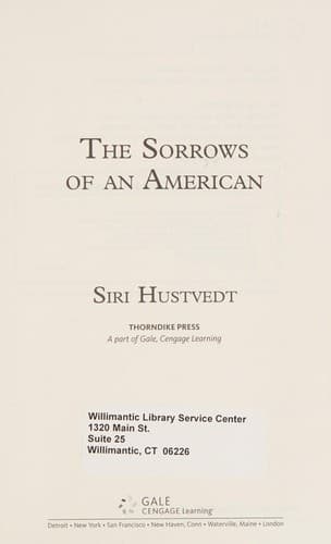 Cover image for The sorrows of an American