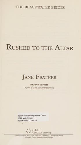 Cover image for Rushed to the Altar