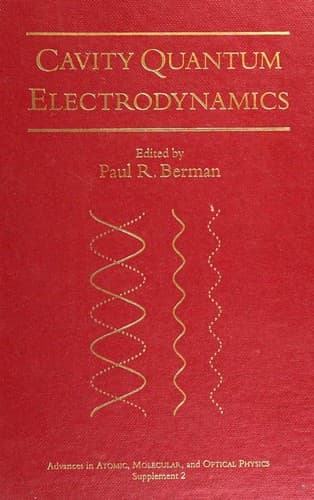 Cover image for Cavity quantum electrodynamics