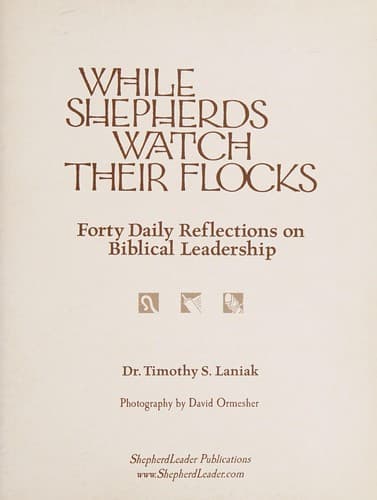 Cover image for While shepherds watch their flocks