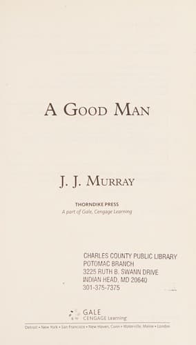 Cover image for A Good Man