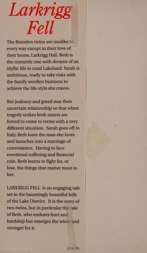 Cover image for Larkrigg Fell