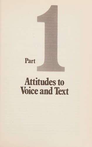 Cover image for The actor and his text