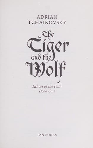 Cover image for The tiger and the wolf