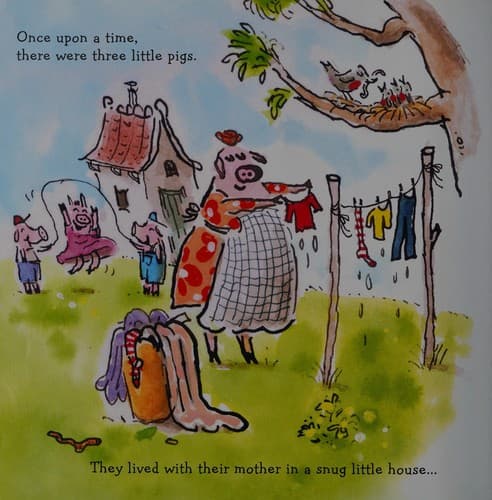 Cover image for The three little pigs