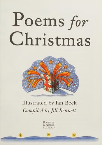 Cover image for Poems for Christmas