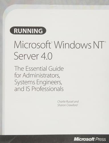 Cover image for Running Microsoft Windows NT server 4.0