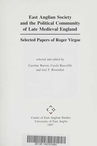 East Anglian society and the political community of late medieval England