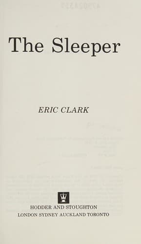 Cover image for The sleeper