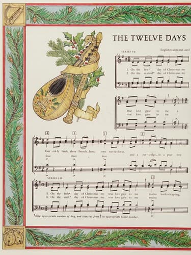 Cover image for The twelve days of Christmas