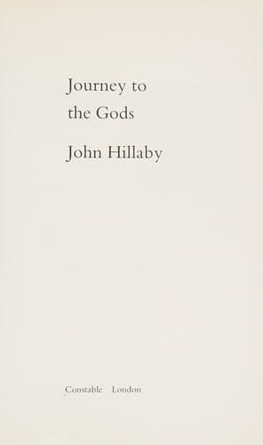 Cover image for Journey to the gods