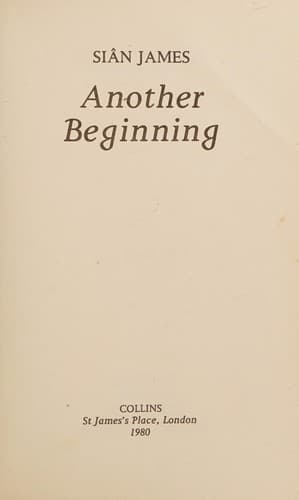 Cover image for Another beginning
