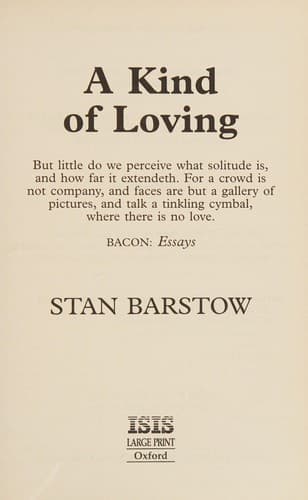 Cover image for A kind of loving