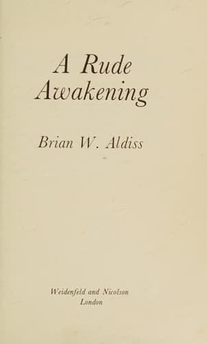 Cover image for A rude awakening