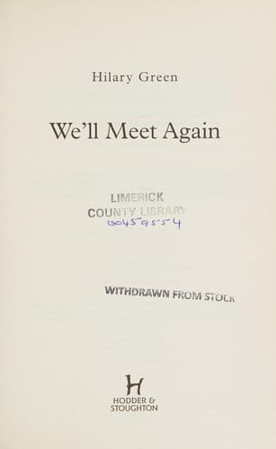 Cover image for We'll meet again