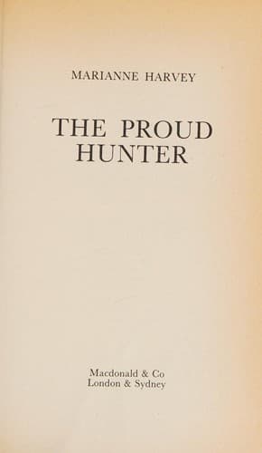 Cover image for The proud hunter