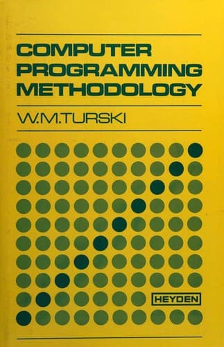 Cover image for Computer programming methodology