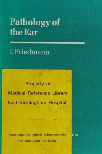 Cover image for Pathology of the ear