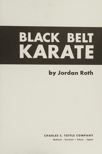 Cover image for Black belt karate