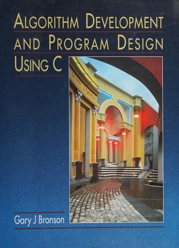 Cover image for Algorithm development and program design using C