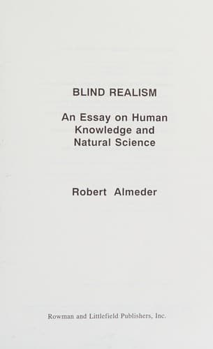 Cover image for Blind realism