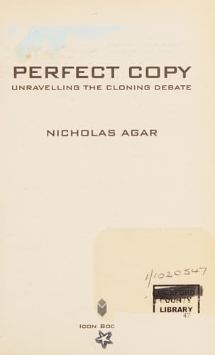 Cover image for Perfect copy
