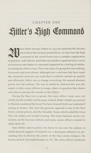 Cover image for Hitler, military commander