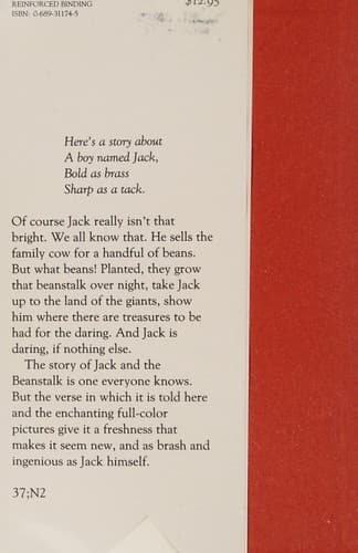 Cover image for Jack and the beanstalk