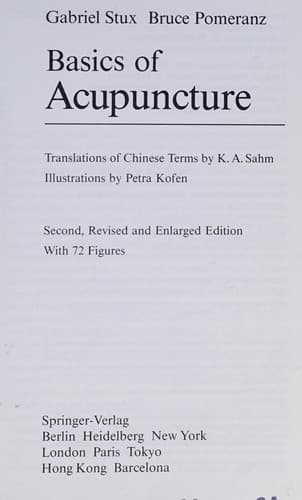 Cover image for Basics of acupuncture