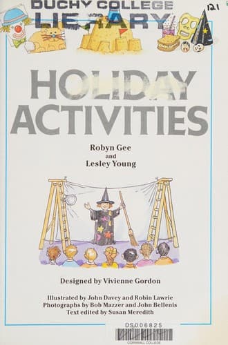 Cover image for Holiday Activities (Parents Guides Ser.)